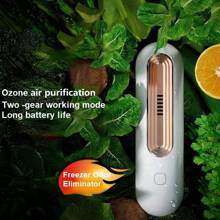 充電式臭氧除臭空氣清淨器,適用於冰箱、汽車、鞋櫃等狹小空間 - 金色 - 查看 6