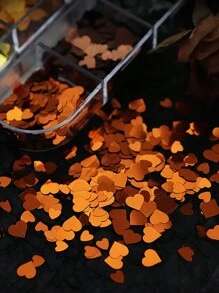 12格心形美甲亮片Y2K浪漫情人节DIY指甲装饰金属色秋冬指甲饰品指甲宝石美甲用品 - 彩色 - 查看 9