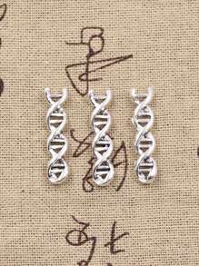hroryn 20Pcs Charms Deoxyribonucleic Acid Dna Antique Silver Color Pendants Making DIY Handmade  Finding Jewelry - Antique Silver - View 1