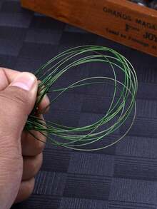 20 件裝釣魚線頭尼龍塗層釣魚線頭帶旋轉和按扣 5.9 英寸 7.9 英寸 11.8 英寸 - 軍綠色 - 查看 3