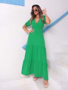 Women Dresses - Green - View 4
