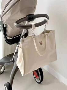 1 Peça Bolsa Tote da Moda para Mamãe, Bolsa, Bolsa de Ombro, Adequada para Uso Diário da Mãe e do Bebê, Pode ser Pendurada no Carrinho de Bebê