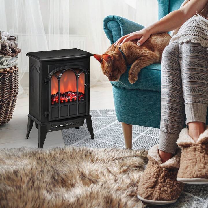 Electric Fireplace Stove, Freestanding Fireplace Heater, 750W/1500W | SHEIN  USA