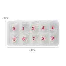 500 Piezas Consejos De Uñas Postizas Francesas Naturales Con Caja, Herramienta De Manicura Con Uñas Acrílicas Falsas - Caqui - Ver 8