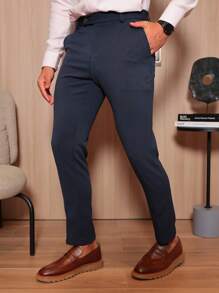 Men Pants - 藍色 - 查看 2