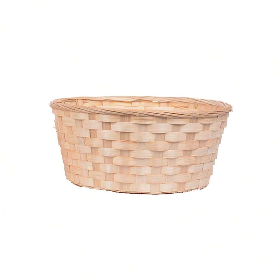 Cesta DIY tejido mimbre basura adecuado para casa con hotel , lavable con a prueba de polvo , ideal para de niños boda - Amarillo Mostaza - Ver 1