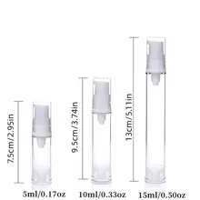 1pcTravel Bottles Set, Airless Pump Bottle Emulsion Dispenser Bottle Travel Cream Pump Bottle Vacuum Pump Bottle Liquid Foundation ,Portable,For Makeup,Liquid Foundation,For Powder,Travel Storage,For Bathroom,Travel, Camping, Outdoor,Minimalist,Travel Accessories,Travel Bottles,Ttravel Containers,5ml 10ml 15ml Travel Essentials School School Supplies Holiday Holiday Essentials Vacation Perfume For Women Perfume For Men Perfume Beach Travel Must Haves Summer School Accessories Back To School Stuff Back To School Supplies