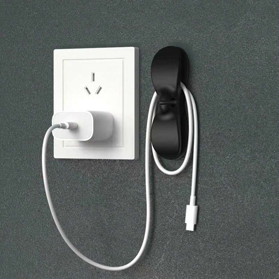 Organizador De Cables- Gestión De Cables Para Cargadores, Tv, Pc, Oficina En Casa, Color Aleatorio - Multicolor - Ver 1