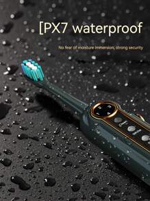 Y1 Electric Toothbrush With London Big Ben Design, 12 Modes, Multidimensional Care, Adults, Waterproof, Gift Set - Grey - View 5