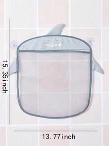 1 組卡通廚房和浴室網狀儲物掛包,多用途玩具掛包,兒童吸盤浴室掛包 - 灰色 - 查看 4