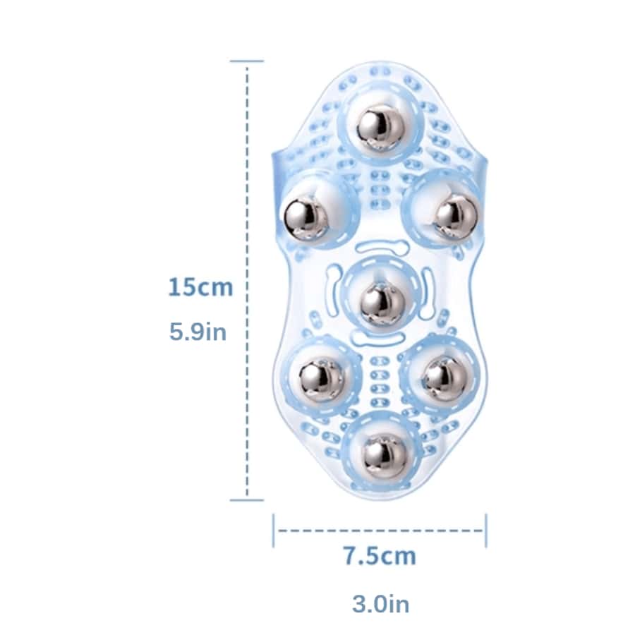 Miniso 7 Rolling Ball Hand Held Massager for Muscle Back Neck Joint