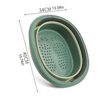 Portable Folding Bucket For Foot Soaking - Blue - View 6