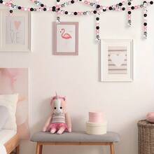 10入組有趣的牛主題手工diy珠子和流蘇配件套裝,附帶木珠和細繩 - 軍綠色 - 查看 6