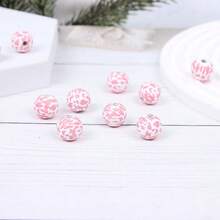 10入組有趣的牛主題手工diy珠子和流蘇配件套裝,附帶木珠和細繩 - 軍綠色 - 查看 8