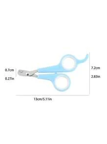 1pc Random Color Pet Nail Scissors Suitable For Cats,birds, Rabbits, Rodent, Dogs Nail Cutters - Multicolor - View 4