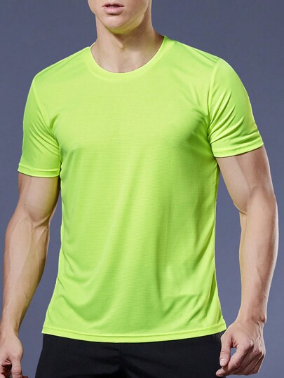 Boyfriend Style Men's Loose Fit Short Sleeve Athletic Training Top For Gym, Football, Basketball, Running Gym Clothes Boyfriend Style Men Basic T Shirt