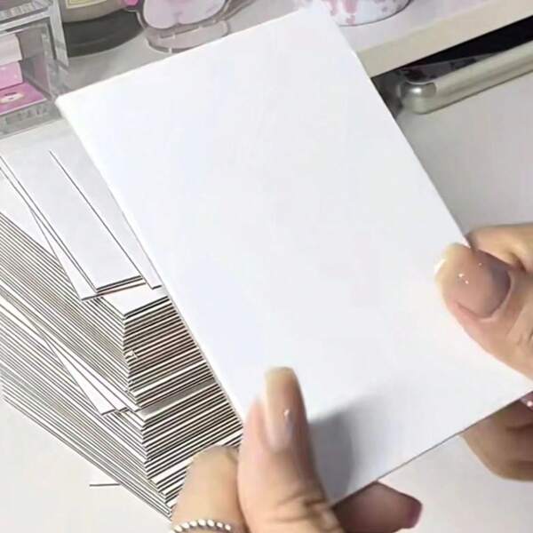 50 Sheets White Hard Cardstock Paper Back To School