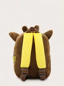 1 件卡通动物毛绒背包，狮子/长颈鹿/独角兽，适合 2-4 岁的男孩和女孩