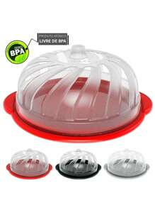 Cake Storage Containers - Red - View 1