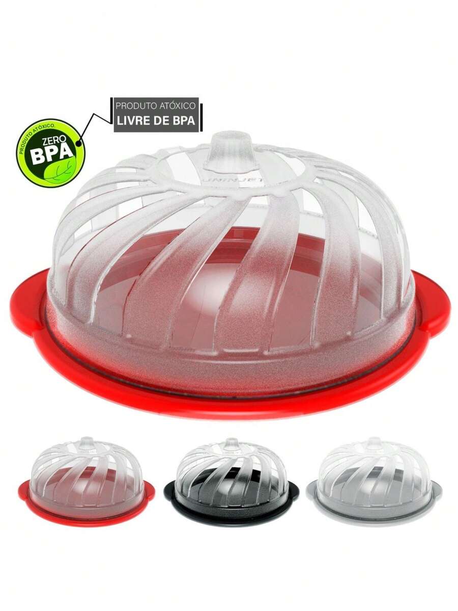 Cake Storage Containers - Red - View 1