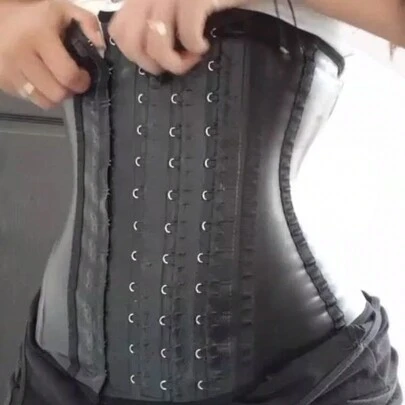 运动户外 1 件乳胶腰带，哑光表面橡胶塑身运动腹带，适合日常塑身腰部训练器紧身胸衣健身房配件