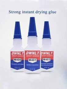 超強膠 403 406 401 460 495 防水高強度低氣味瞬間黏合劑,適用於金屬、塑膠、橡膠,1入裝 - 白色 - 查看 11