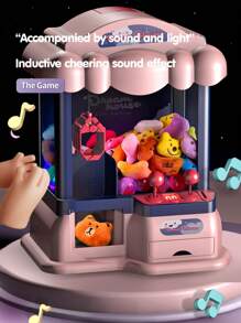 1入大風扇綠色娃娃機,電動娃娃機,小抓娃娃機,禮物,電子遊戲場小玩具有趣的酷玩意,糖果自動售貨機推幣玩具,生日禮物,聖誕禮物 - 綠色 - 查看 5