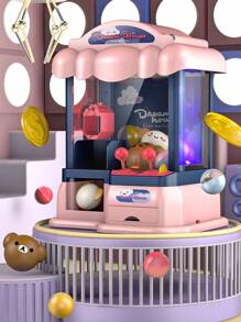 1入大風扇綠色娃娃機,電動娃娃機,小抓娃娃機,禮物,電子遊戲場小玩具有趣的酷玩意,糖果自動售貨機推幣玩具,生日禮物,聖誕禮物 - 綠色 - 查看 2