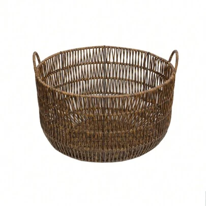 Handmade Woven Laundry Basket, Dustproof, Waterproof & Washable. Suitable For Home & Hotel Use