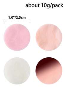 10g/50g 包装 2.5cm 玫瑰金粉色圆形彩色纸屑，返校情人节 - 彩色 - 查看 3