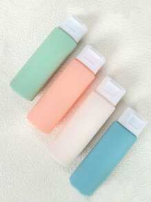 矽膠防漏式旅行瓶套裝,隨身攜帶可補充挤壓式容器,適用於洗髮水,乳液,盥洗用品,附攜帶式收納袋,旅行尺寸盥洗用品套裝,軟挤式管空瓶套件,適用於洗髮水,乳液,護髮素,旅行瓶套裝,旅行用品,宿舍必備,開學必備 - 彩色 - 查看 3