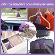 20 包薰衣草香囊适用于抽屉和壁橱家用香囊干薰衣草花薰衣草香囊新娘送礼会礼物，衣柜玫瑰香薰片厕所扩散器石膏香薰吊坠汽车香薰挂件家居持久香味 - L - 查看 6