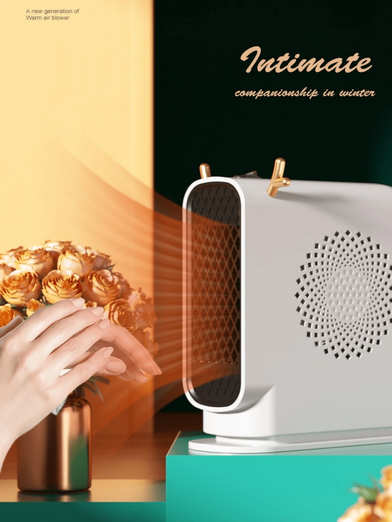 1pc Household Desktop Office Mini Electric Heater, Warm Air Blower For  Winter | SHEIN USA