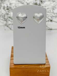 Fine Stud Earrings - 銀色 - 查看 2