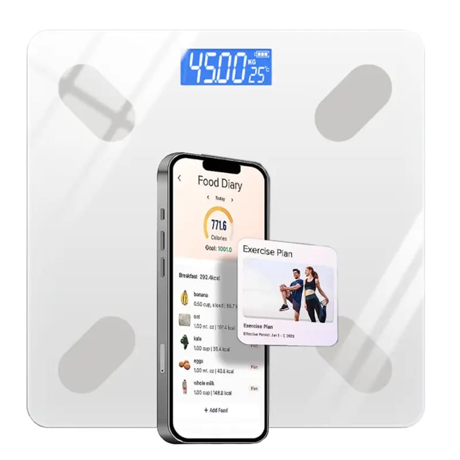 Smart Body Fat Scale, Highprecision Bt Digital Bathroom Body