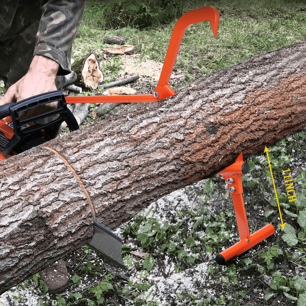 50.4" Timberjack Log Lifter, Adjustable Hook,HeavyDuty Log Jack Helps You Lift, Move & Chainsaw