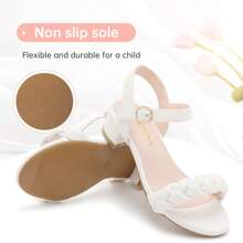 Dreamshoes Kids Heels Sandals Girls Dress Shoes for Toddler - 白色 - 查看 3