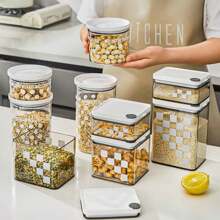 organizador de cocina para alimentos, alacena recipiente de plástico - Unitalla - Ver 2