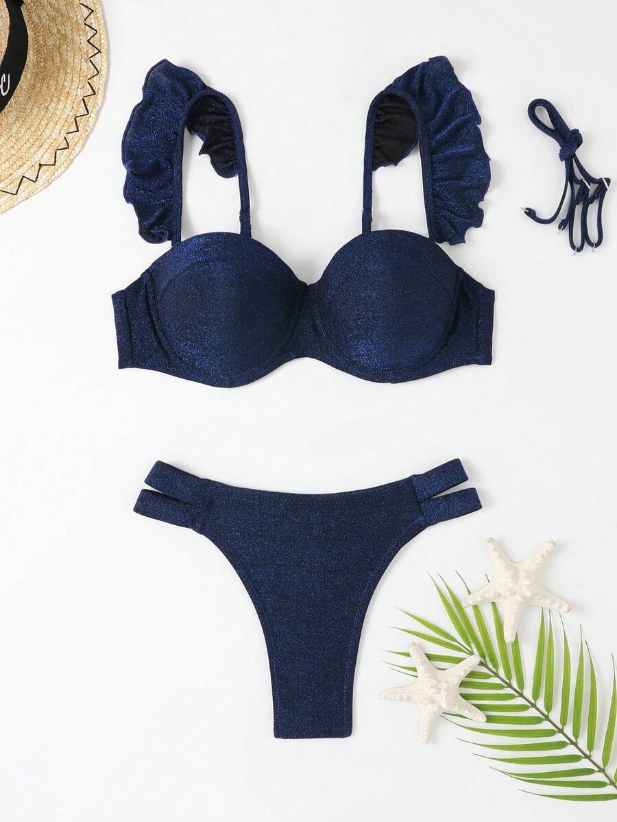 Women Bikini Sets - Màu xanh lam - Xem 1