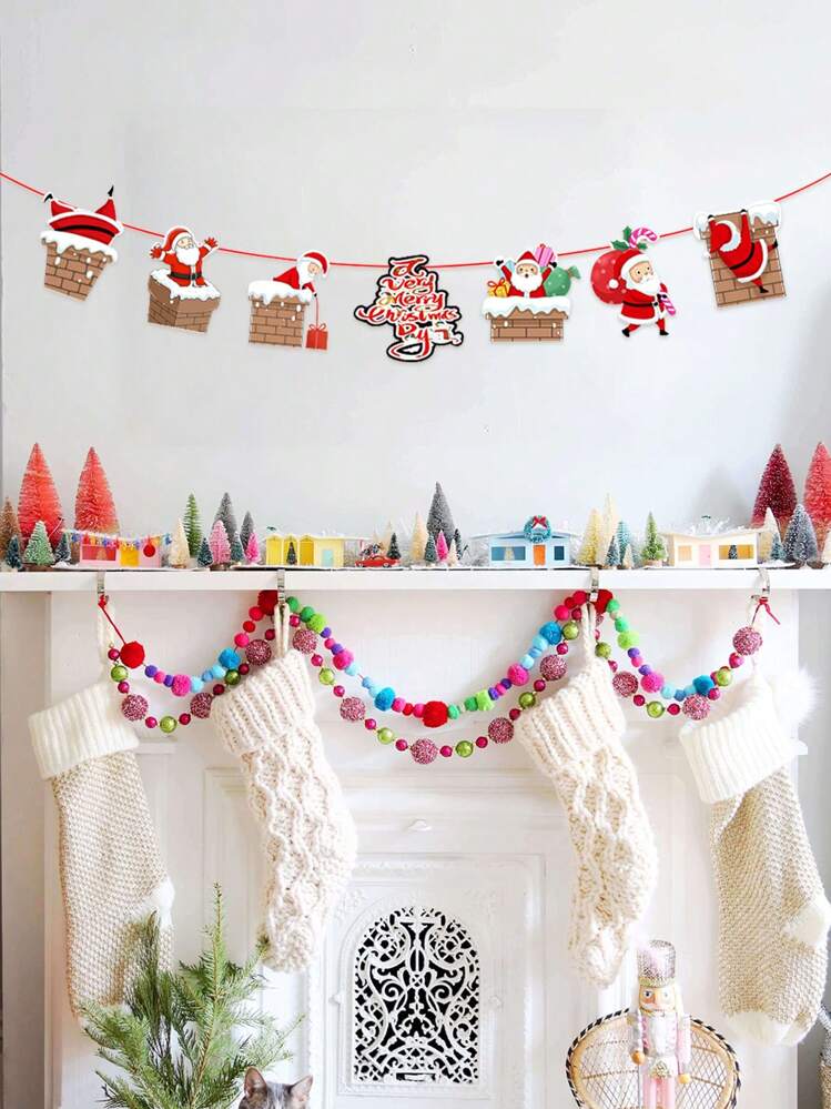 YBwanli 16 pezzi Decorazioni natalizie riutilizzabili di alta qualità,decorazioni natalizie in carta,festoni Natalizi,decorazioni natalizie da appendere,decorazione vintage a nido d'ape per interni