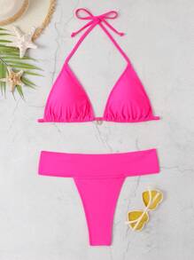 Women Bikini Sets - Màu Hồng Tươi - Xem 1