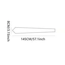 1pc 2400-Needles Self-Tie Basic High Density Weave Solid Color Necktie With Classic Style For Men's Business Meeting, Wedding Casual Men Necktie - Blue - View 2