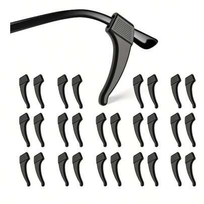 14 pares de ganchos antideslizantes para las orejas de las gafas, accesorios cómodos de silicona y elásticos para la sujeción de gafas graduadas, de sol, deportivas y montura de gafas