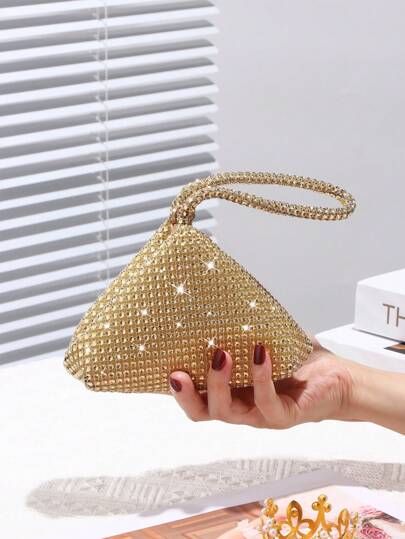 براقة لامع مبالغ فيه , ترتر , فاخر , لامع للنساء ميني متألق حجر الراين حقيبة يد , ممتاز لحضور حفل زفاف , حفلة , الرقص , عيد ميلاد , هدية , مكياج حقيبة الحفلة , عشاء حقيبة للحفلة فتاة , نساء , عروس