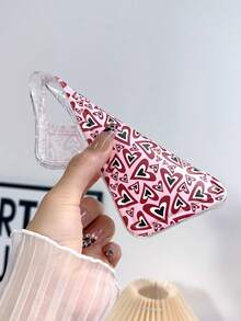 1个ins风粉色满满小心心手机壳，兼容气囊彩绘手机壳 - 彩色 - 查看 4