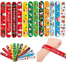 12pcs Christmas Party Snap Bracelet Set - Multicolor - View 2