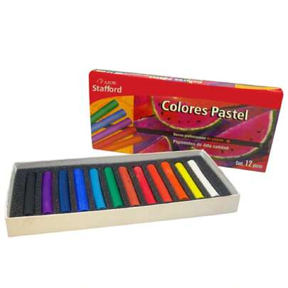 Gises de colores pastel