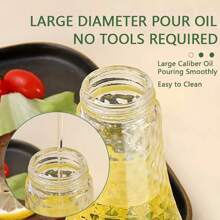 1入組附推式按鈕的烹飪油噴灑瓶,廚房和燒烤用的橄欖油噴霧器,玻璃儲油器,野餐、露營和戶外活動必備,露營廚房和烹飪用的必要工具,廚房用具,料理用品 - 綠色 - 查看 7