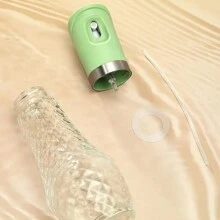 1入組附推式按鈕的烹飪油噴灑瓶,廚房和燒烤用的橄欖油噴霧器,玻璃儲油器,野餐、露營和戶外活動必備,露營廚房和烹飪用的必要工具,廚房用具,料理用品 - 綠色 - 查看 10