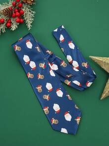 1 件男士聖誕領結 - 藏蓝色 - 查看 3